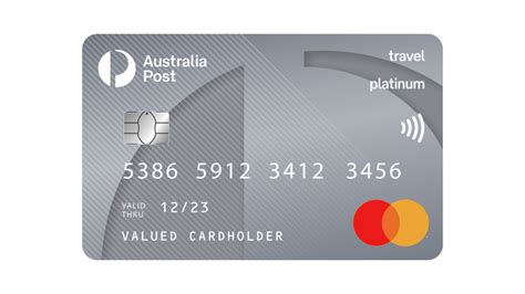 australia post travel platinum mastercard.